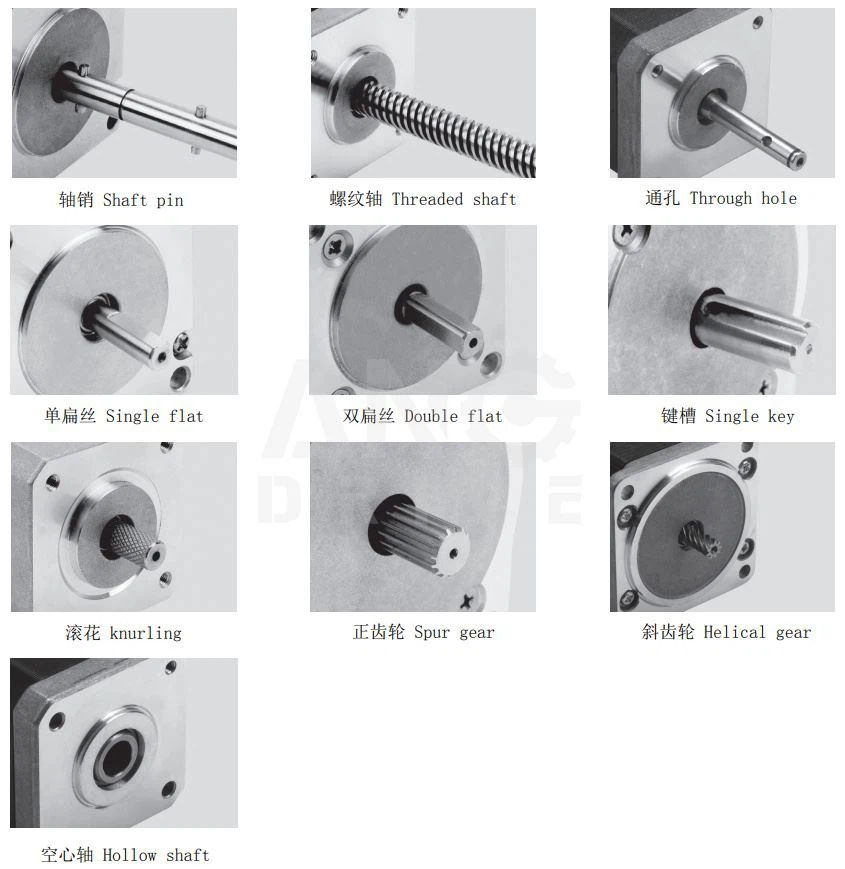 Shaft types