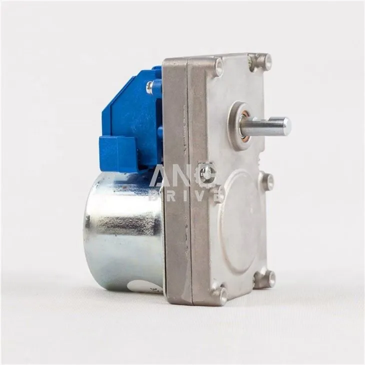 AC flat geared motor